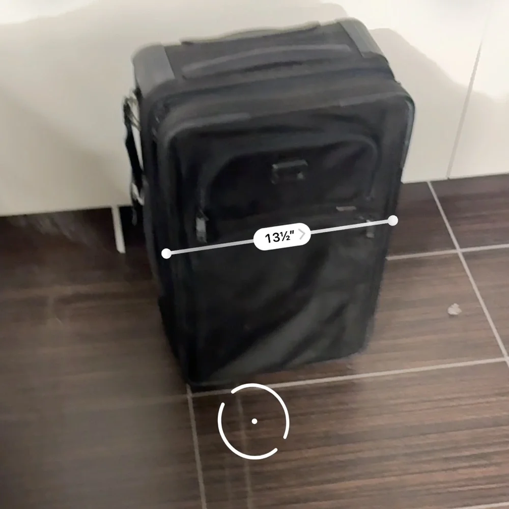 TUMI Black Rolling Carry-On Suitcase